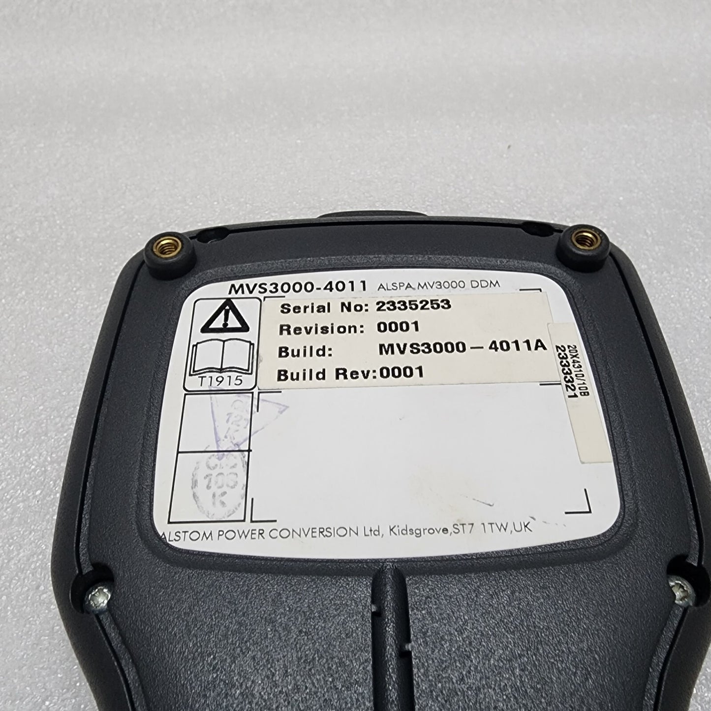 ALSTOM POWER MVS3000-4011 DRIVE DATAMANAGER KEYPAD 20X4310/10B 2333321