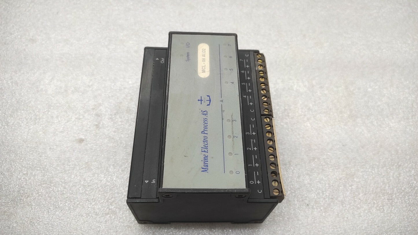 MARINE ELECTRO PROCESS MCL-08AI.D2 8-CH I/O MODULE