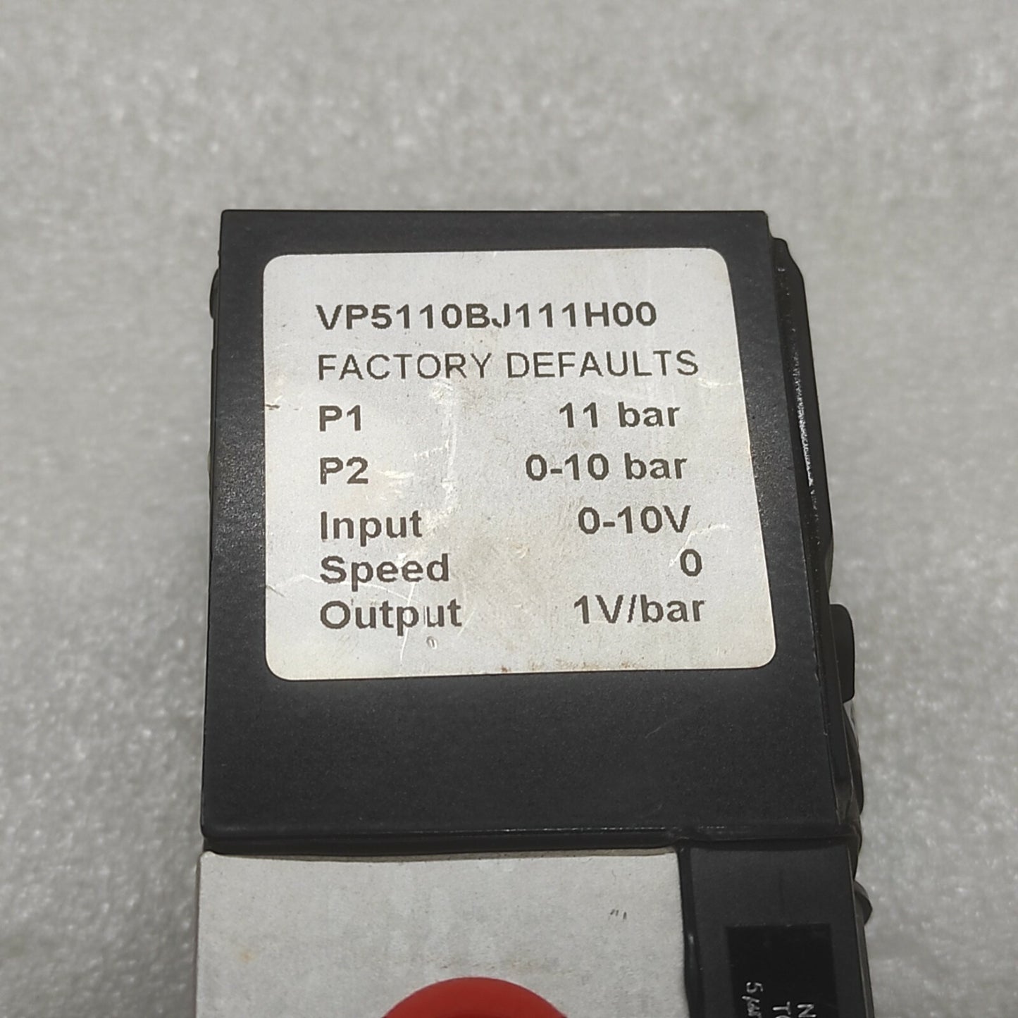 NORGREN VP5110BJ111H00 PROGRAMMABLE PROPORTIONAL PRESSURE CONTROL VALVE 0-10V