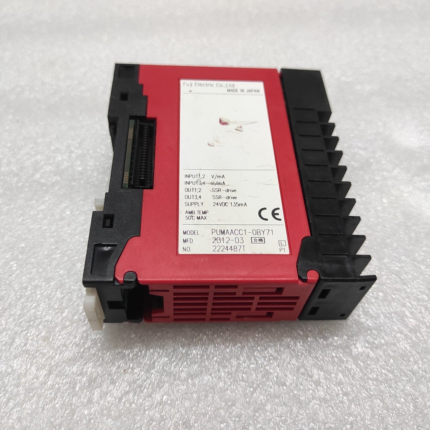 FUJI ELECTRIC PUMAACC1-0BY71 PUM TEMPERATURE CONTROLLER