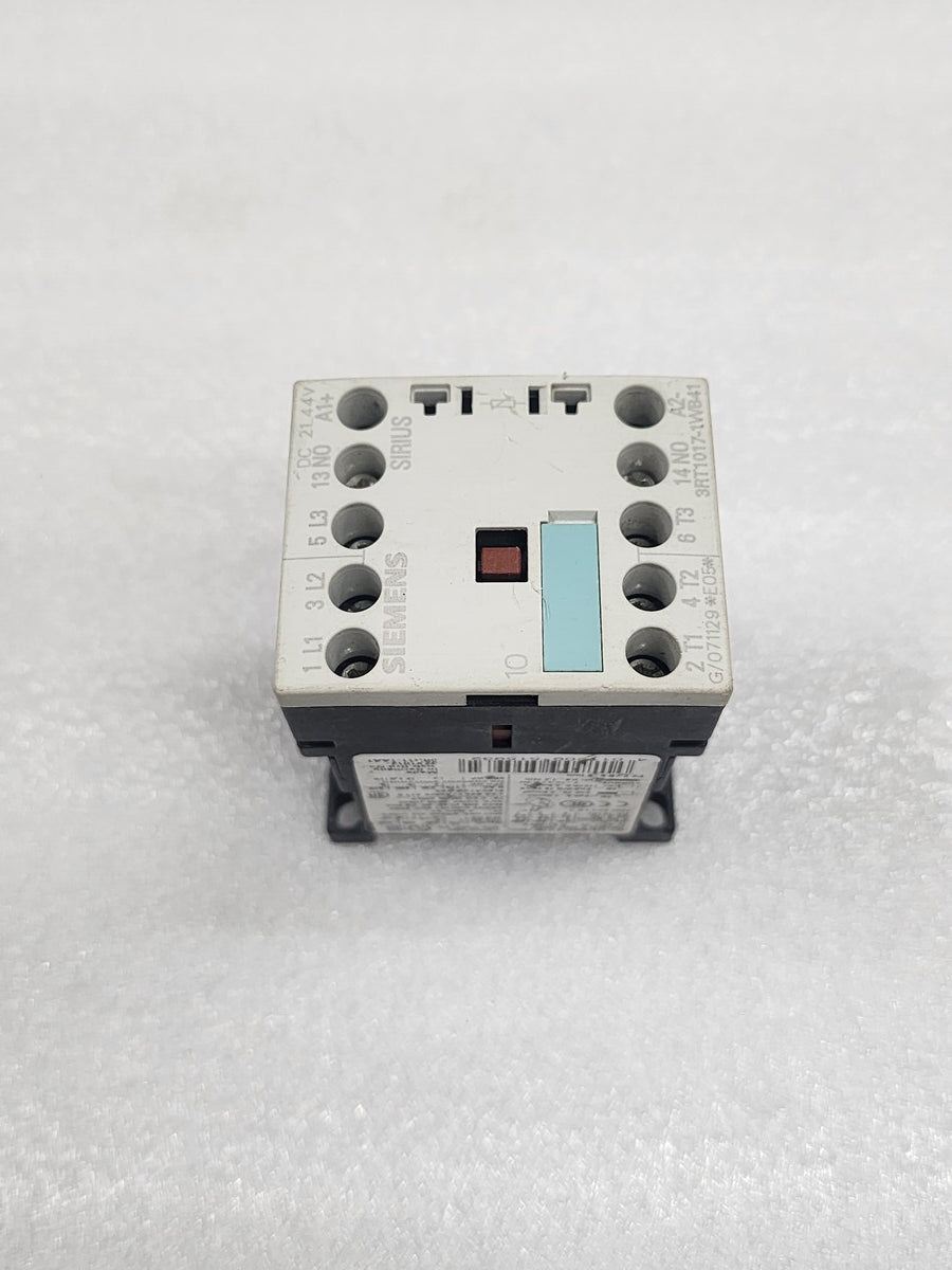 SIEMENS 3RT1017-1WB41 MAGNETIC CONTACTOR 5.5KW 400-690V - ARE Marine