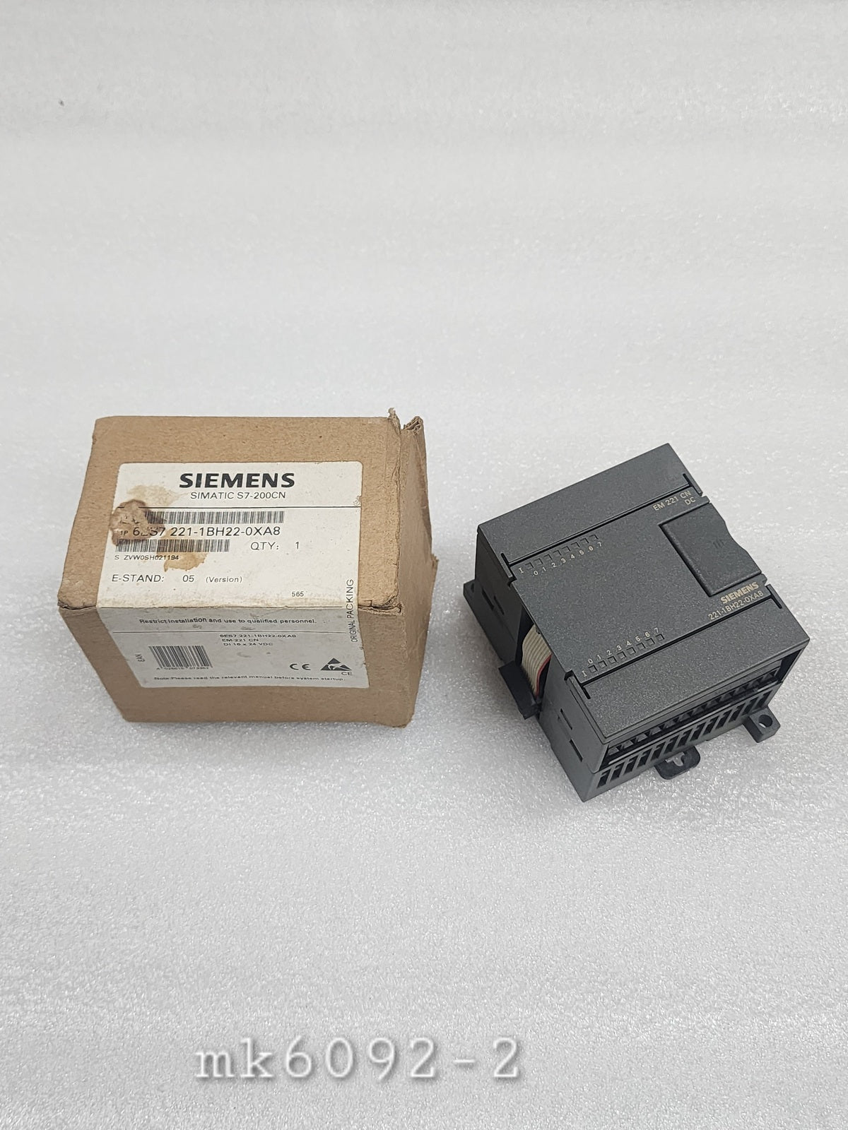 SIEMENS 6ES7 221-1BH22-0XA8 DIGITAL INPUT MODULE S7-200CN - ARE Marine