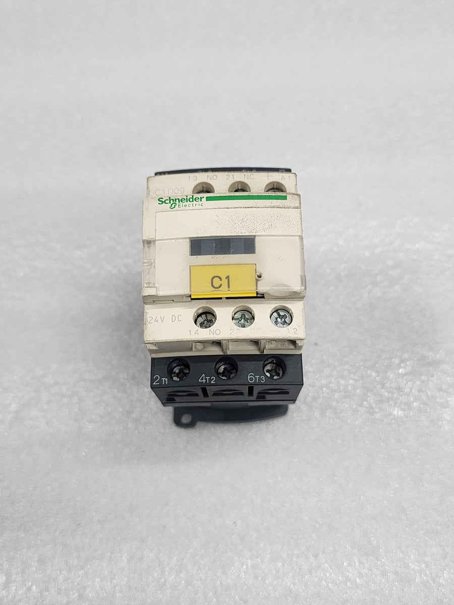 SCHNEIDER ELECTRIC LC1D09BD CONTACTOR 24VDC LAD4TBDL - ARE Marine