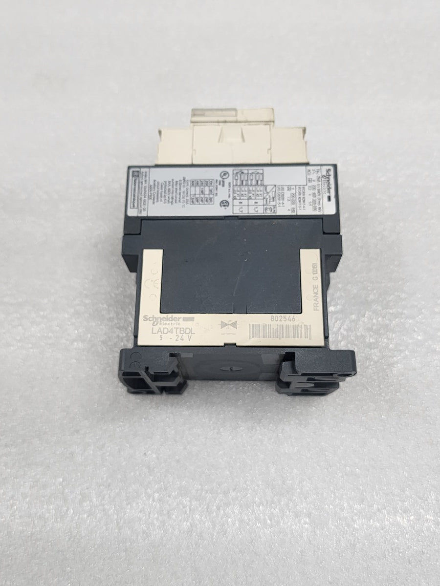 SCHNEIDER ELECTRIC LC1D09BD CONTACTOR 24VDC LAD4TBDL - ARE Marine