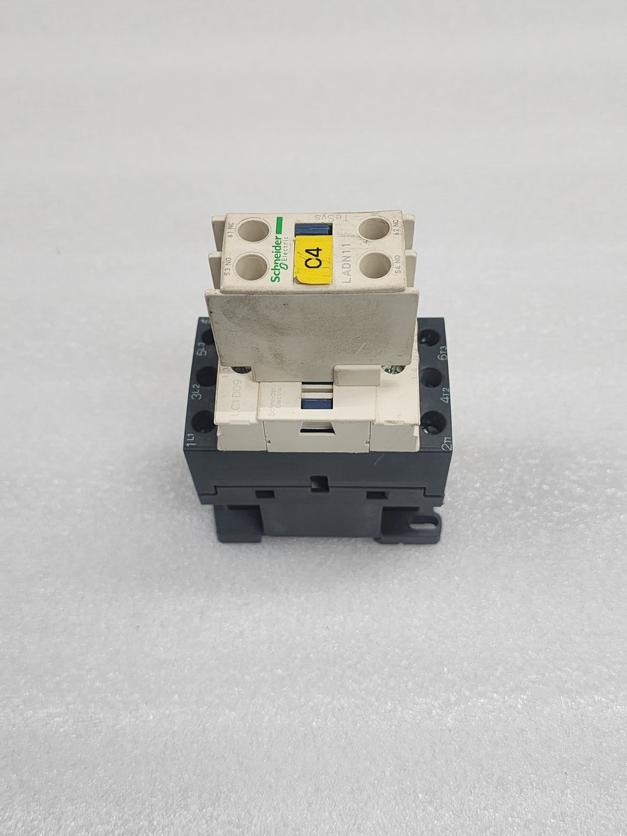 SCHNEIDER ELECTRIC LC1D09 CONTACTOR LADN11 AUX CONTACT BLOCK - ARE Marine
