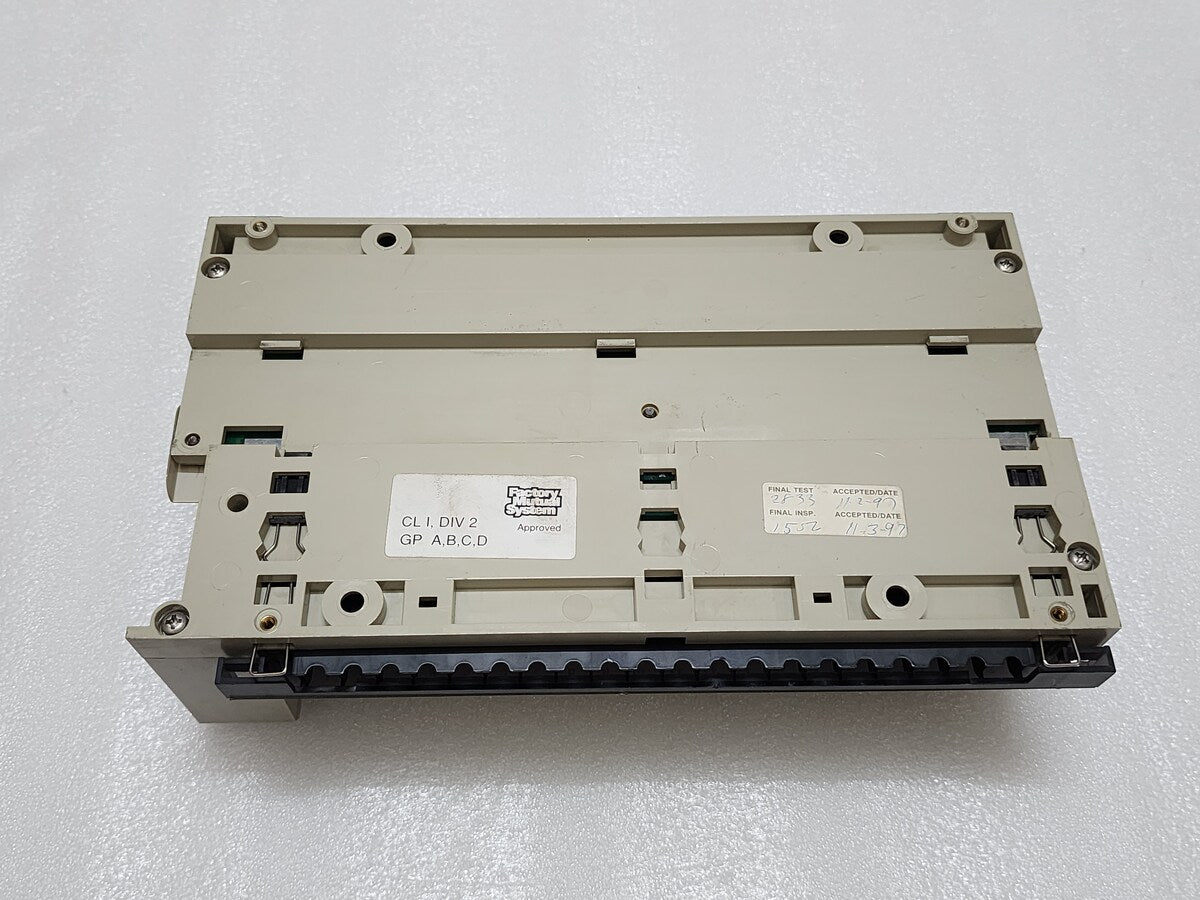 SCHNEIDER AUTOMATION MODICON 110 CPU 512 00 PLC CONTROLLER MICRO CPU DC PS DC IN REL - ARE Marine