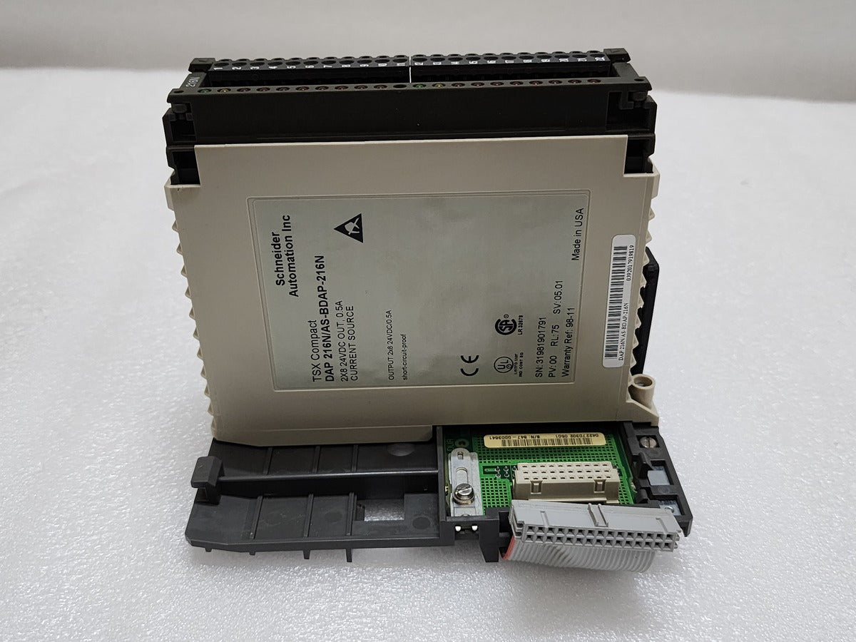 SCHNEIDER AUTOMATION DAP 216N/AS-BDAP-216N 2X8 24VDC OUT 0.5A CURRENT SOURCE - ARE Marine