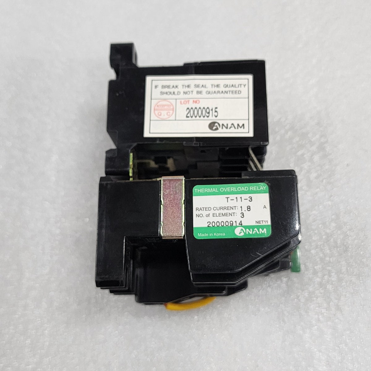 ANAM LEGRAND PAK-6ST-3 MAGNETIC STARTER 15A T-11-3 OVERLOAD RELAY 1-2.5A - ARE Marine