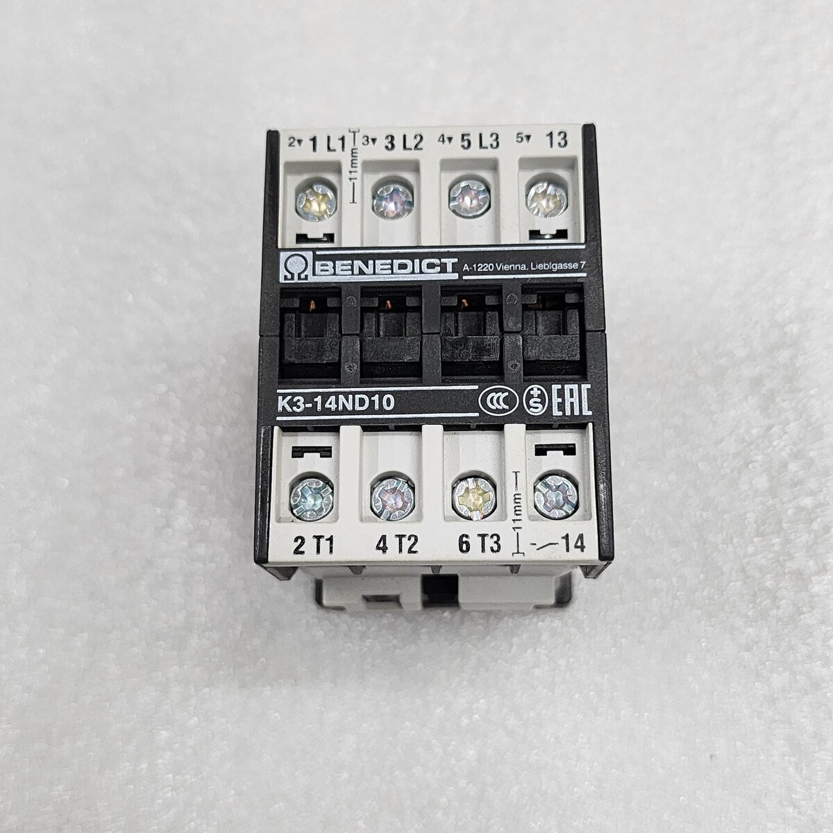 BENEDICT & JAGER K3-14ND10 110 MAGNETIC CONTACTOR 14A 110-120V - ARE Marine