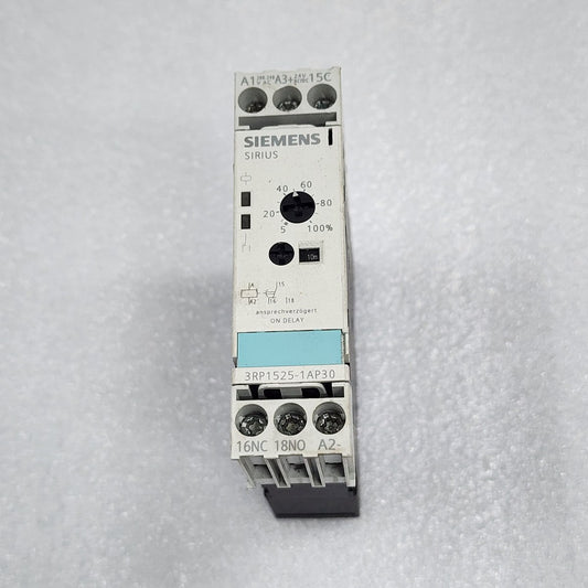 SIEMENS 3RP1525-1AP30 TIMING RELAY 220-240VAC/24VAC-DC - ARE Marine