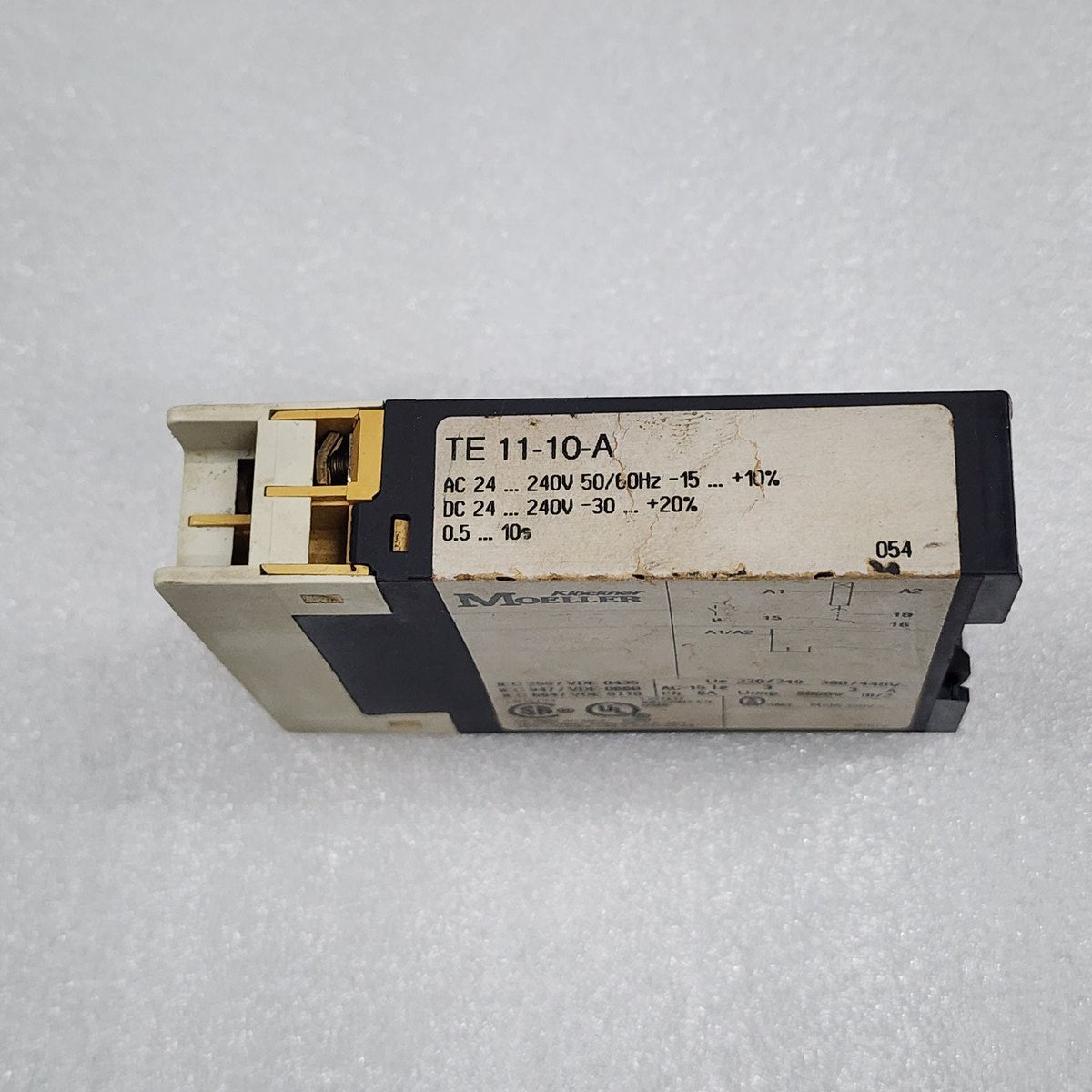 MOELLER TE 11-10-A TIMING RELAY 24-240V AC/DC - ARE Marine