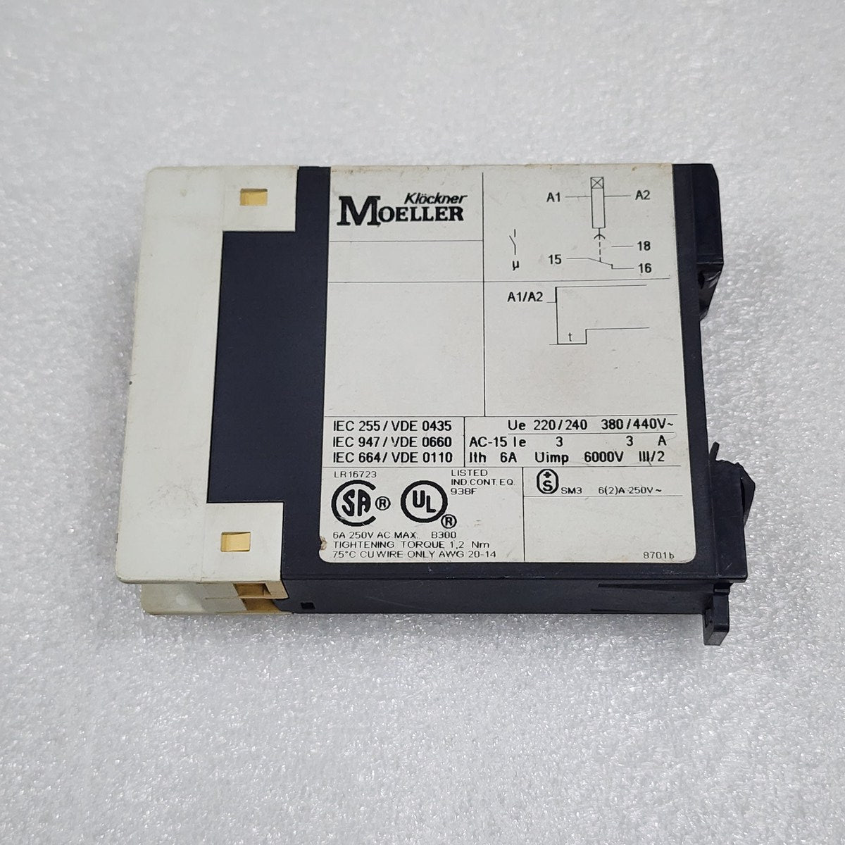 MOELLER TE 11-1-A RELAY 24-240VAC/DC - ARE Marine