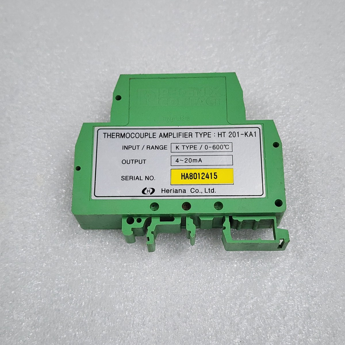 HERIANA HT 201-KA1 THERMOCOUPLE AMPLIFIER 0-600' C - ARE Marine