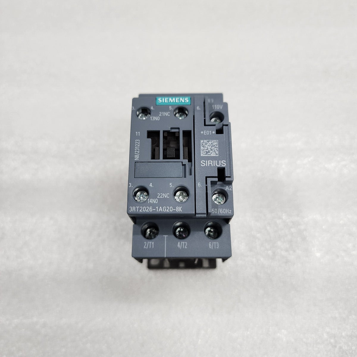 SIEMENS 3RT2026-1AG20-8K CONTACTOR RELAY 110V - ARE Marine