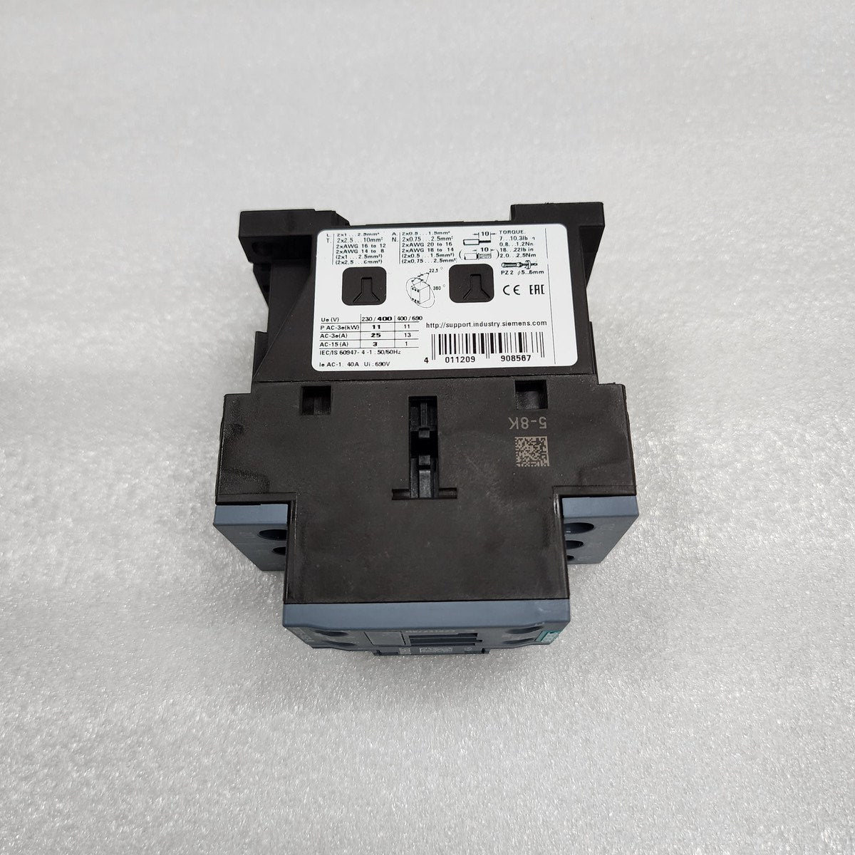 SIEMENS 3RT2026-1AG20-8K CONTACTOR RELAY 110V - ARE Marine