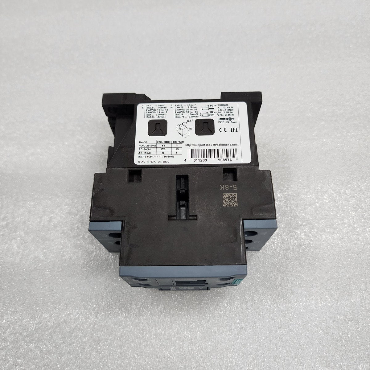 SIEMENS 3RT2026-1AL20-8K POWER CONTACTOR 230V - ARE Marine