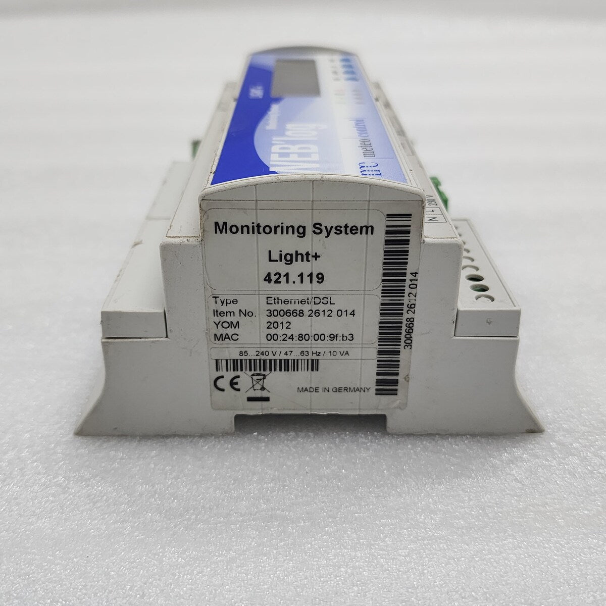 METEO CONTROL LIGHT+ 421.119 ETHERNET DSL 300668 2612 014 WEBLOG MONITORING SYSTEM 85-240V - ARE Marine