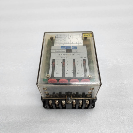SEG IWU-2-3 OVERCURRENT RELAY - ARE Marine