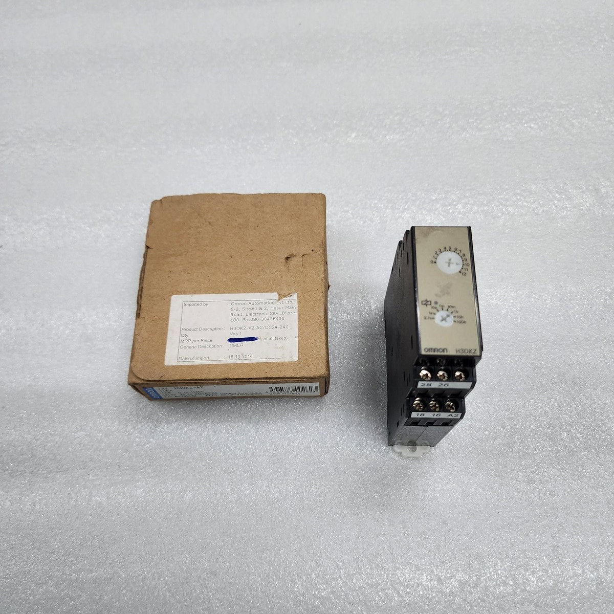 OMRON H3DKZ-A2 TIMER RELAY 24-240VAC/DC 0.1S-1200H - ARE Marine