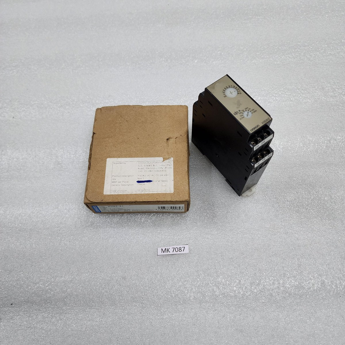 OMRON H3DKZ-A2 TIMER RELAY 24-240VAC/DC 0.1S-1200H - ARE Marine