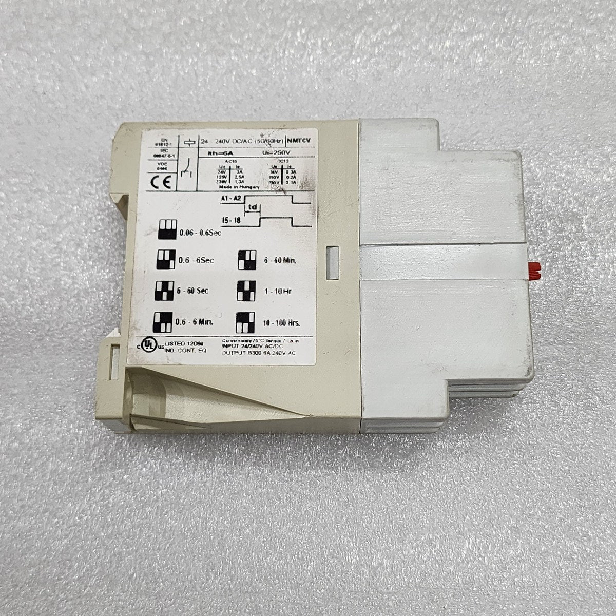 GENERAL ELECTRIC NMTCV TIMER RELAY 24-240V AC/DC - ARE Marine