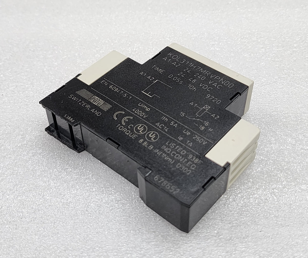 SAIA KOL311H7MRVPN00 TIME LAG RELAY 24-240VAC/24-48VDC 0.05S-10H - ARE Marine