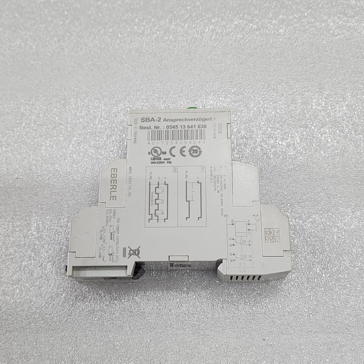 EBERLE SBA-2 TIMER RELAY 054513641030 24-240VAC/24VDC - ARE Marine