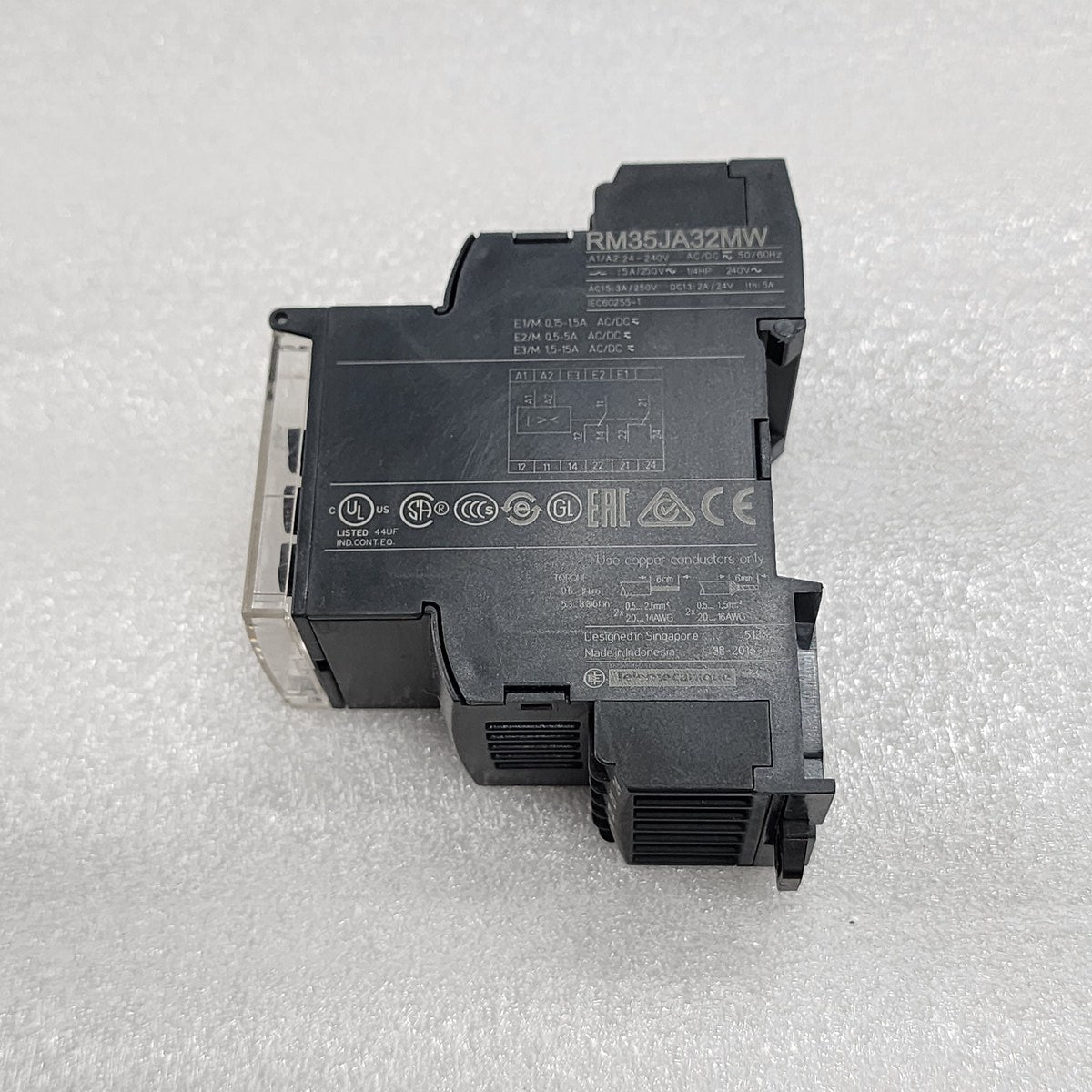 TELEMECANIQUE RM35JA32MW CURRENT CONTROL RELAY 24-240VAC/DC - ARE Marine