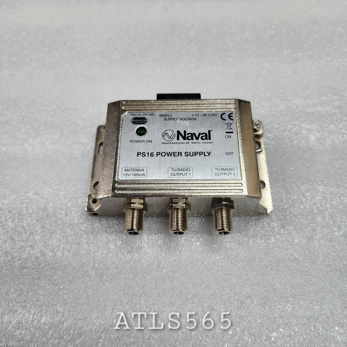 NAVAL ELECTRONICS PS16 POWER SUPPLY 201.621 12-30VDC - ARE Marine