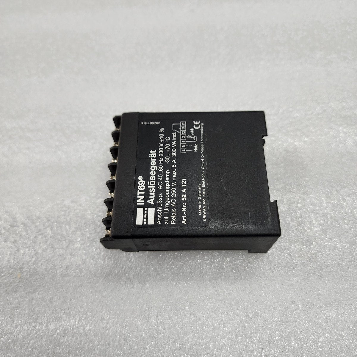 KRIWAN INT69 MOTOR PROTECTOR 52A121 AUSLOSEGERAT 230V - ARE Marine