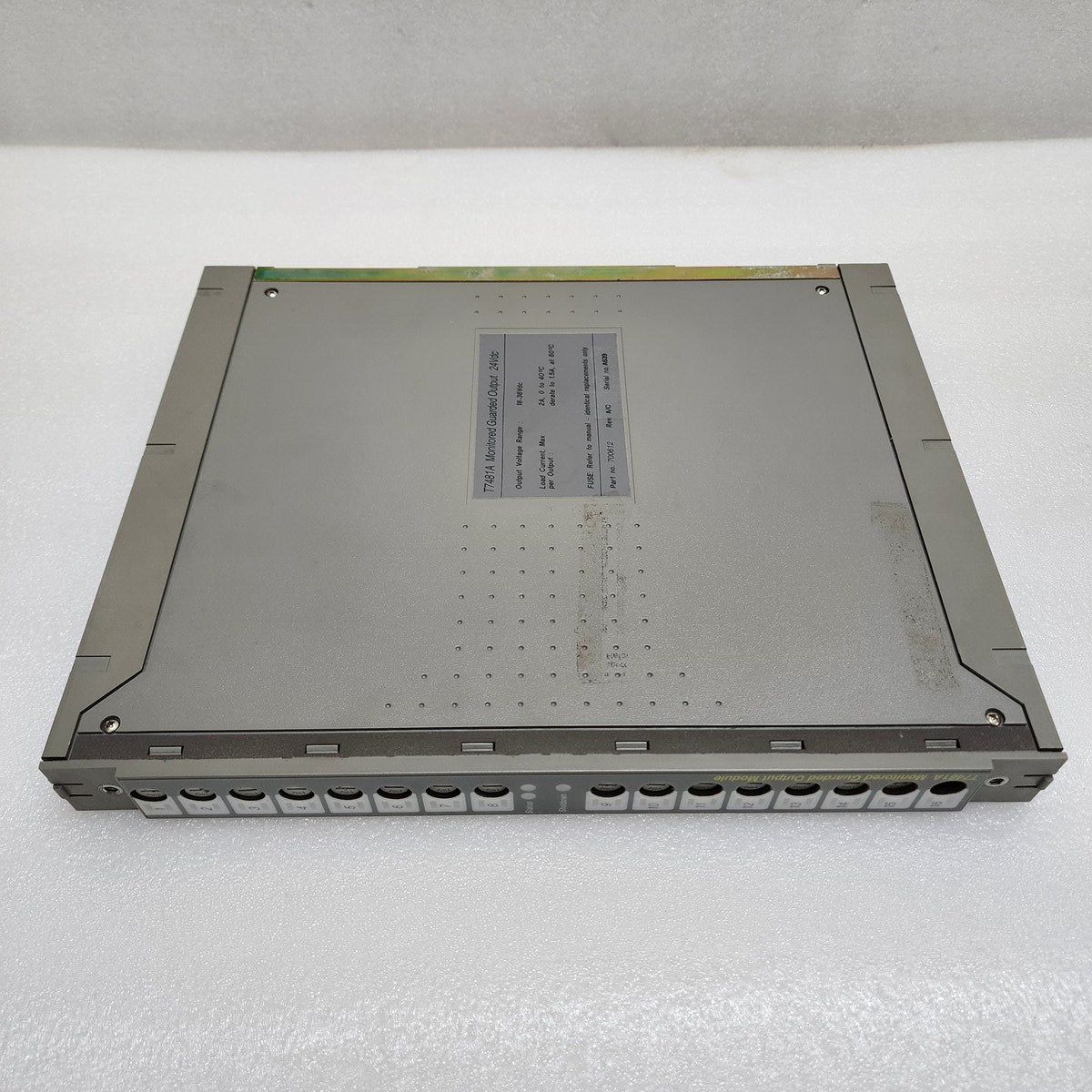 ICS TRIPLEX T7481A MONITORED GUARDED OUTPUT MODULE NPP165033 700612 - ARE Marine