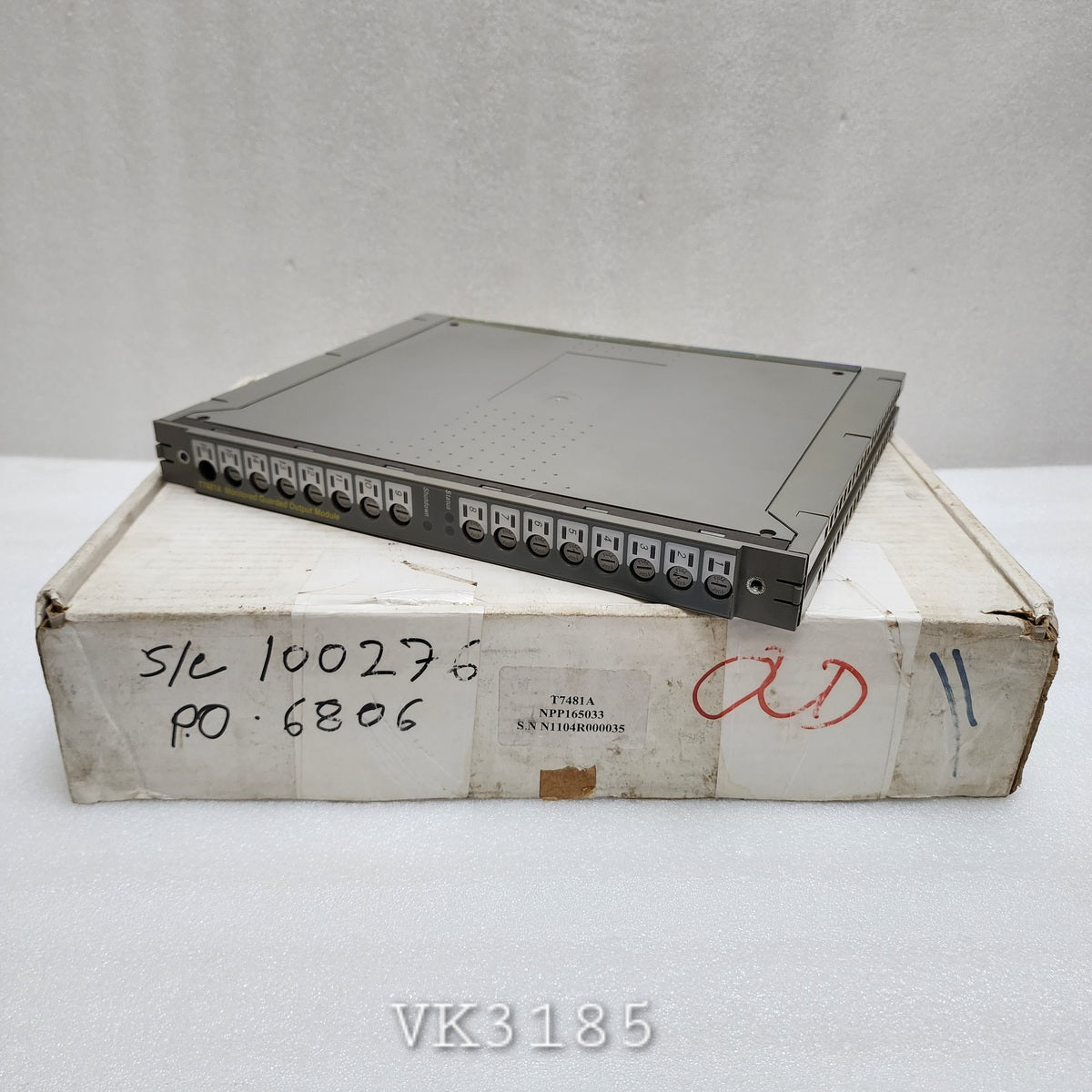 ICS TRIPLEX T7481A MONITORED GUARDED OUTPUT MODULE NPP165033 700612 - ARE Marine