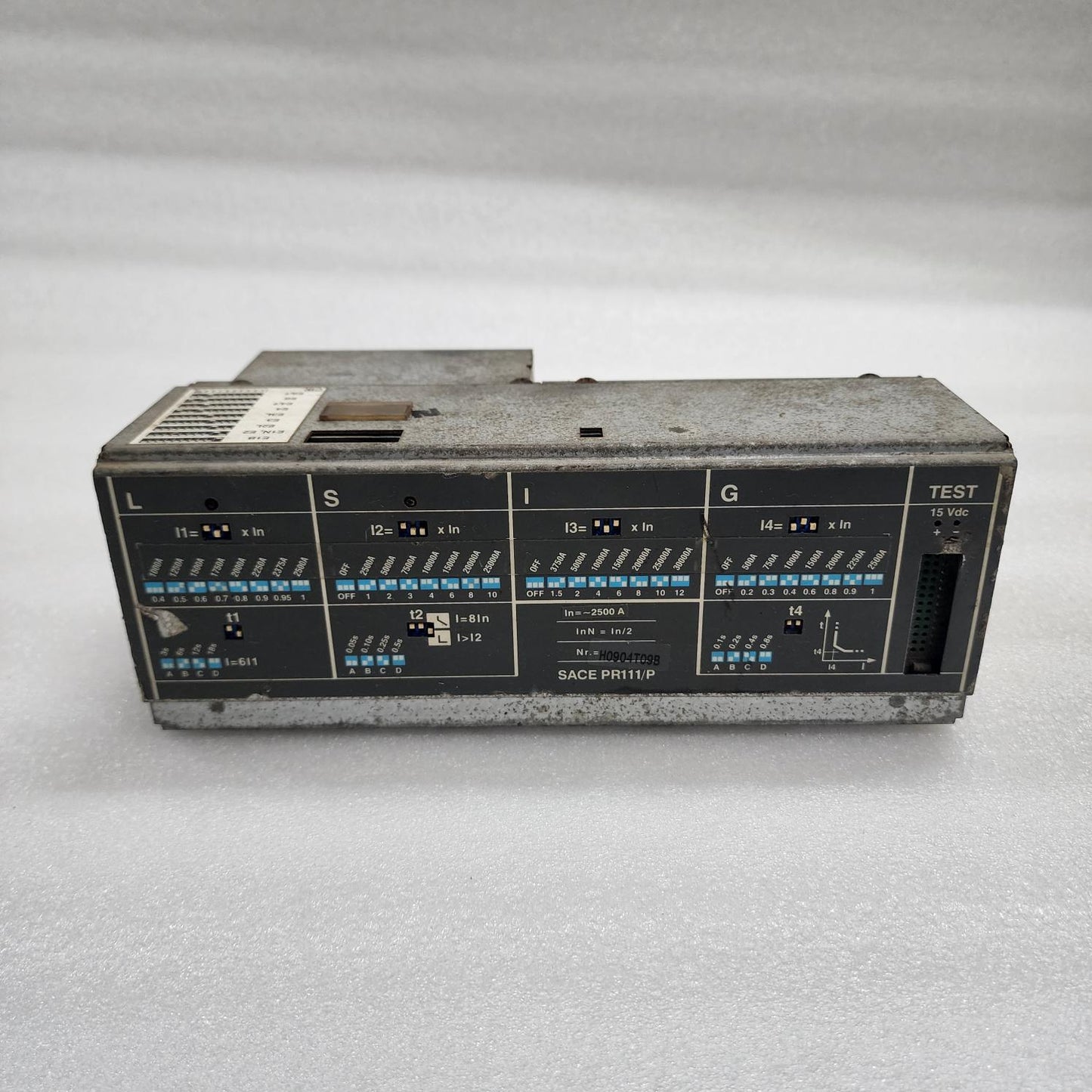 ABB SACE PR111/P 2500A OVERCURRENT RELEASE PROTECTION UNIT