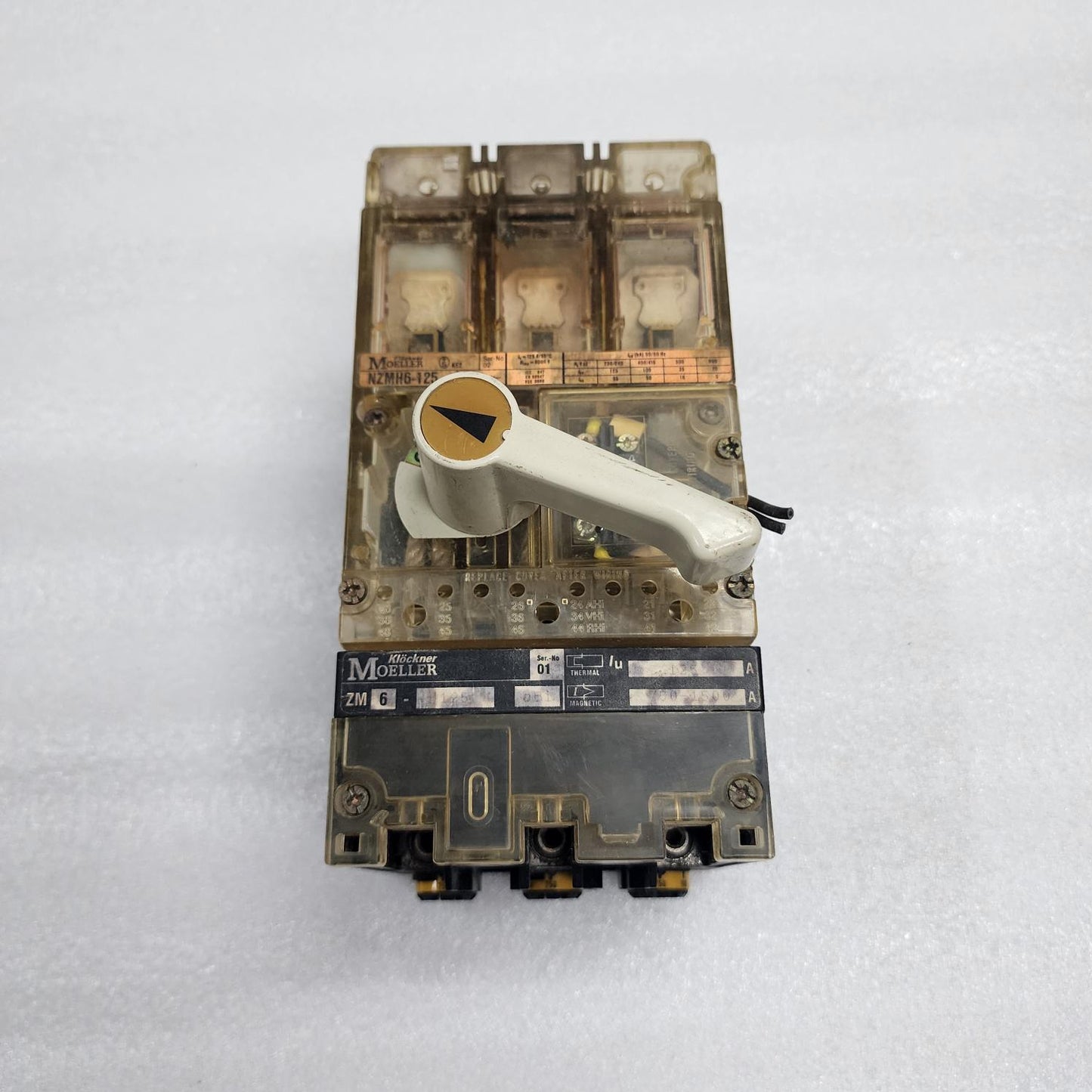 MOELLER NZMS6-125 3-POLE CIRCUIT BREAKER 125A ZM6-125