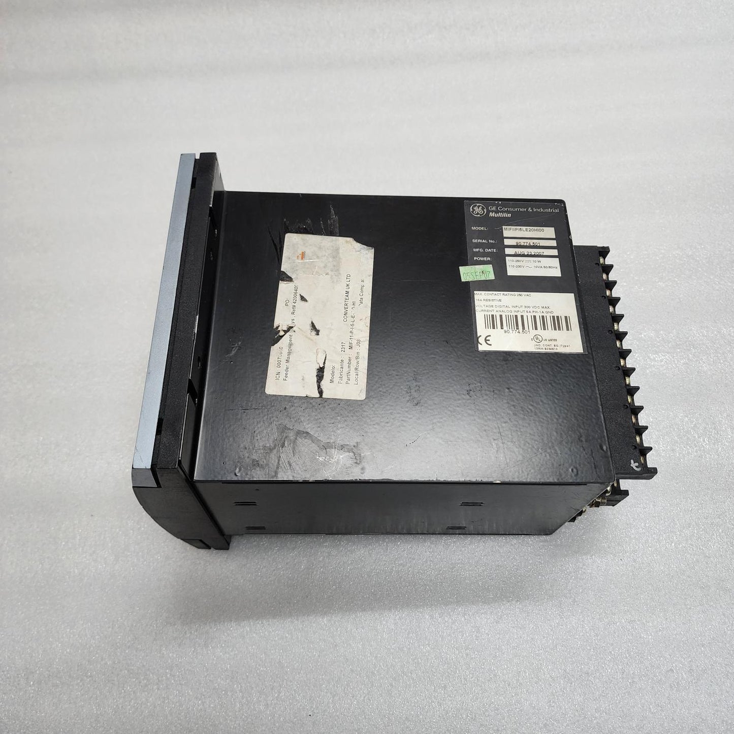 GE MULTILIN MIF II DIGITAL FEEDER RELAY MIFIIPI5LE20HI00 110-250VDC/110-230VAC
