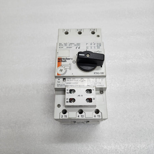SPRECHER + SCHUH KTA3-100 MANUAL MOTOR STARTER 63-90A