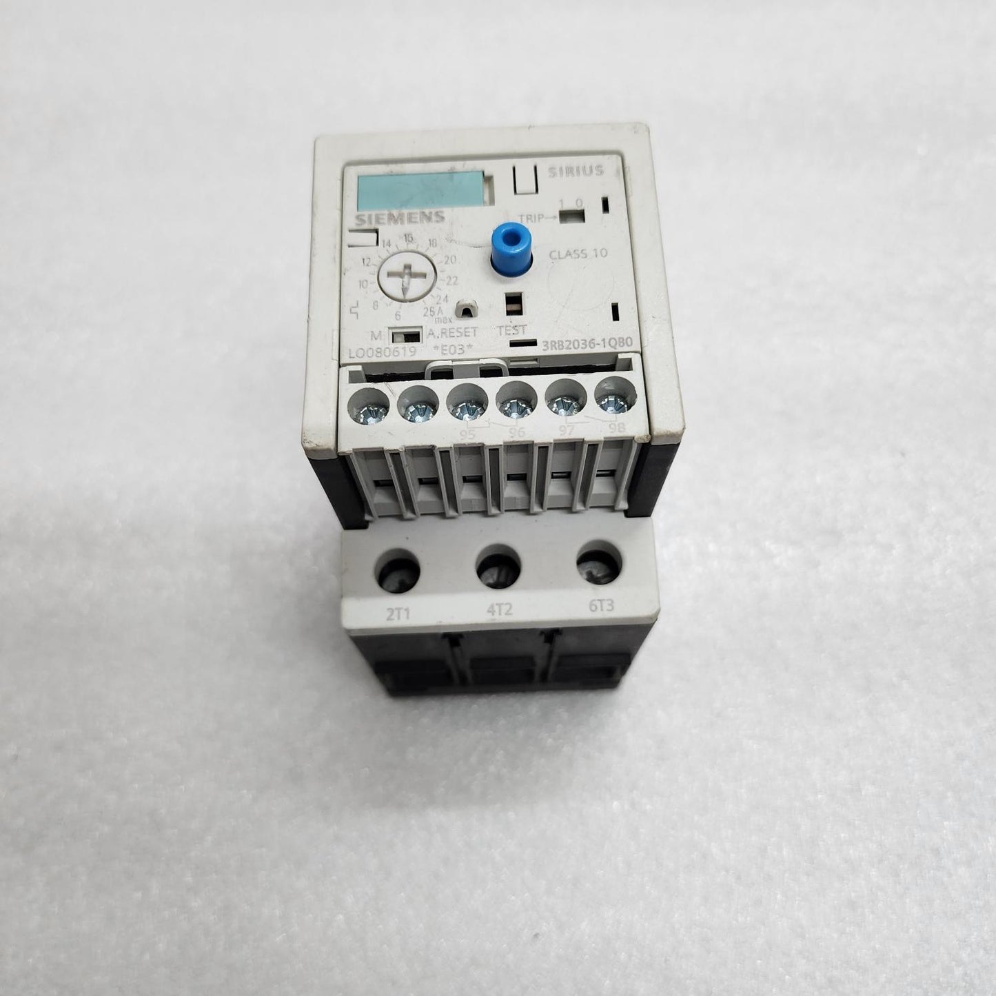 SIEMENS SIRIUS 3RB2036-1QB0 OVERLOAD RELAY 6-25A