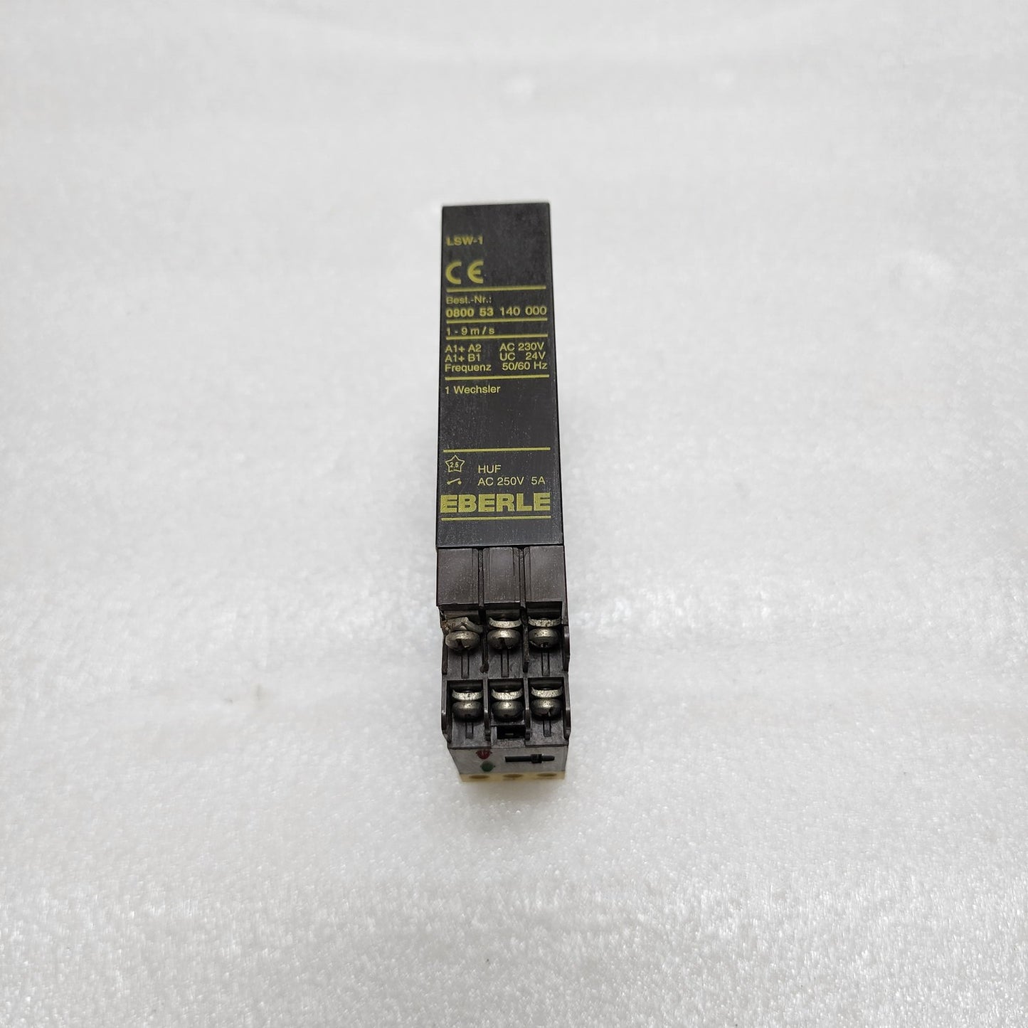 EBERLE LSW-1 TIME DELAY RELAY 080053140000 230VAC/24VAC-DC