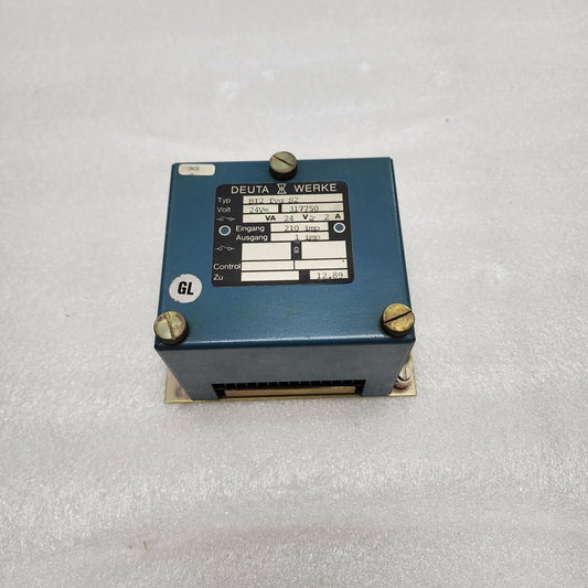 DEUTA WERKE BI2 FYG S2 317750 24VDC