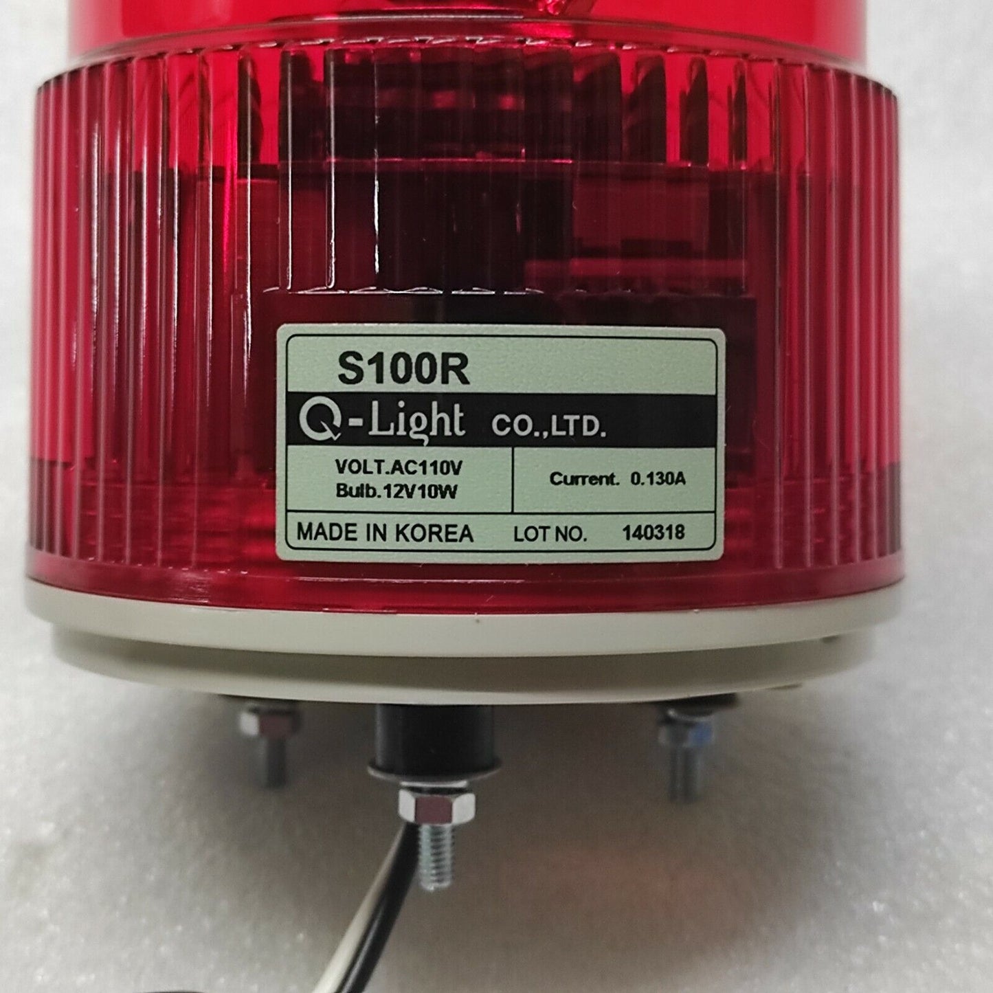QLIGHT S100R WARNING LIGHT 110VAC