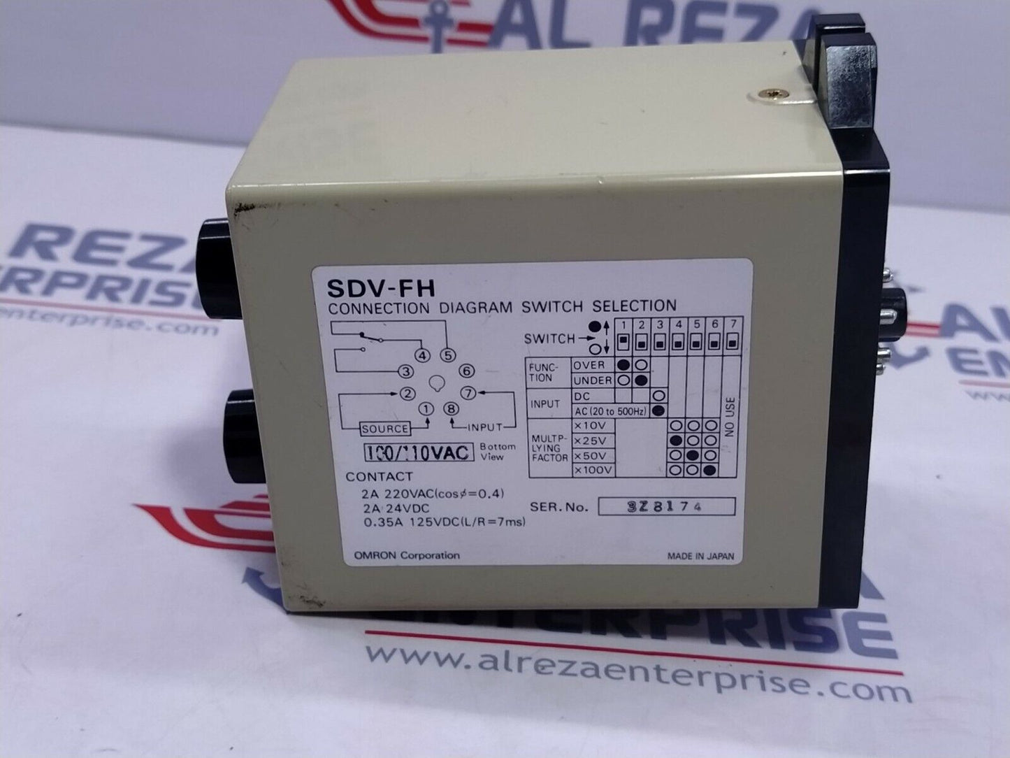 Omron SDV-FH6 Voltage Sensor 100-110V AC SDVFH6