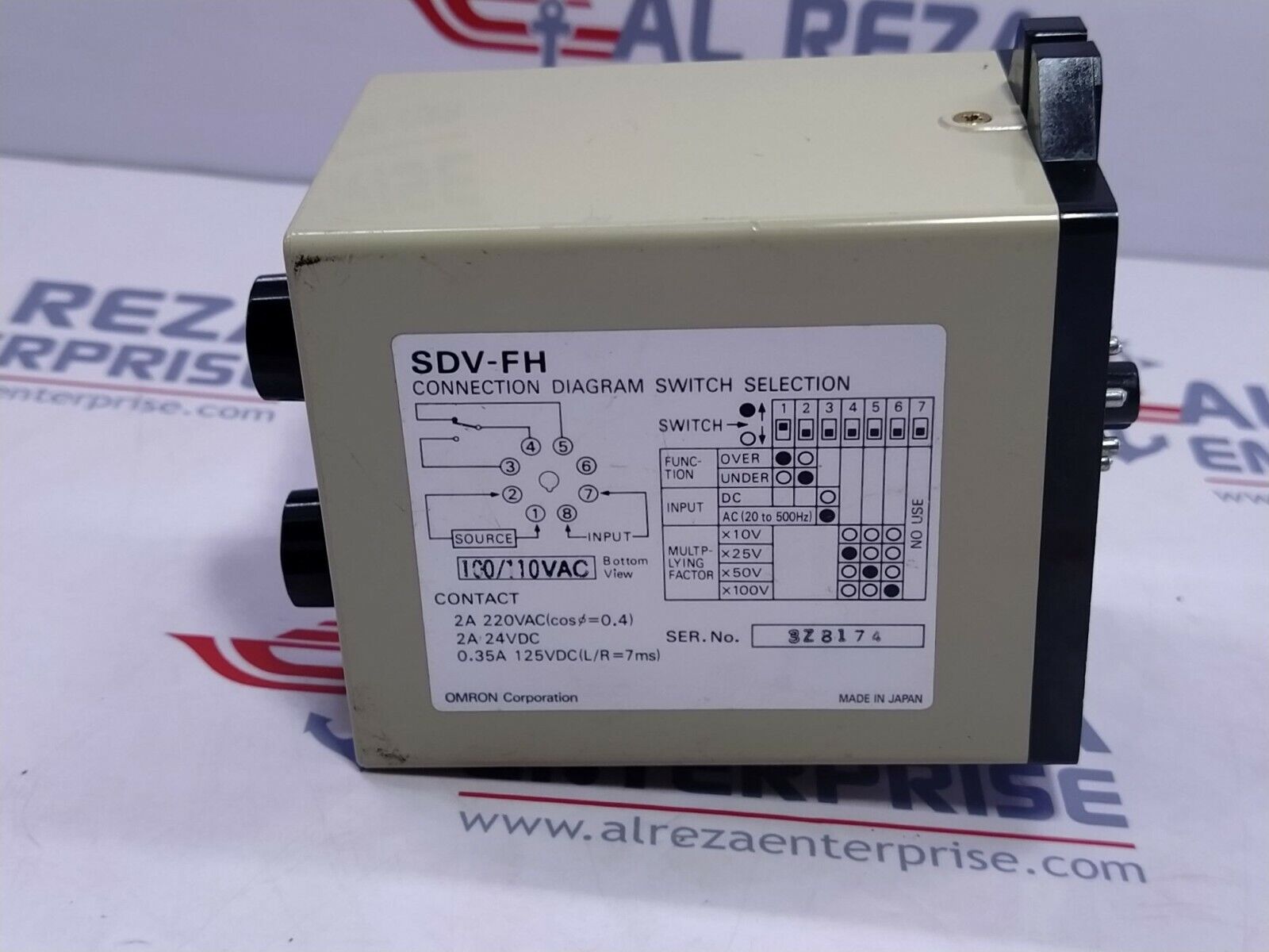 Omron SDV-FH6 Voltage Sensor 100-110V AC SDVFH6