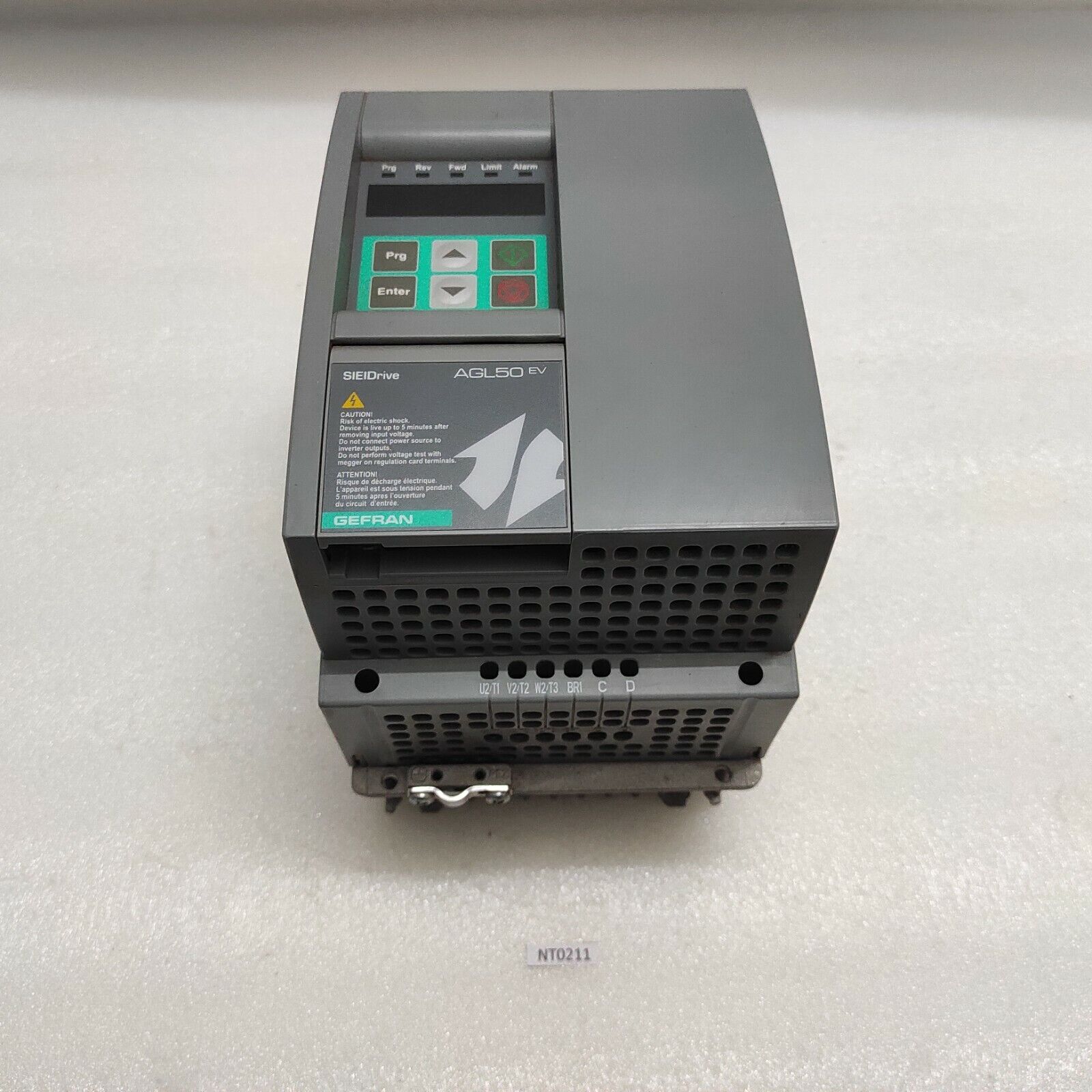 GEFRAN AGL50-EV LIFT VECTOR SIEI AGL50-EV-2055-KBL-AC4 5.5kW AC DRIVES 400VAC