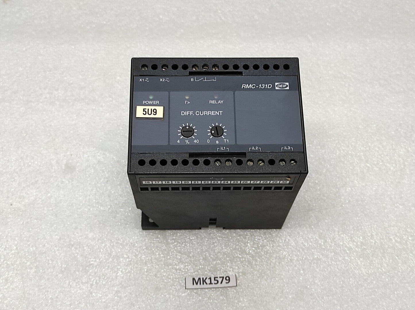 DEIF RMC-131D CURRENT PROTECTION RELAY 407746.120 24 VDC