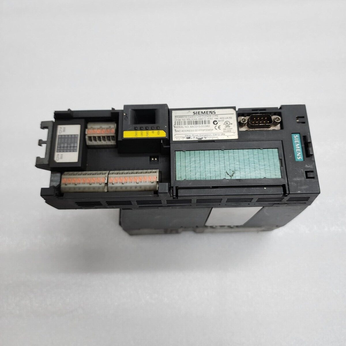 SIEMENS SINAMICS POWER MODULE 240 6SL3224-0BE15-5UA0 0.55kW CU240E-2 PN