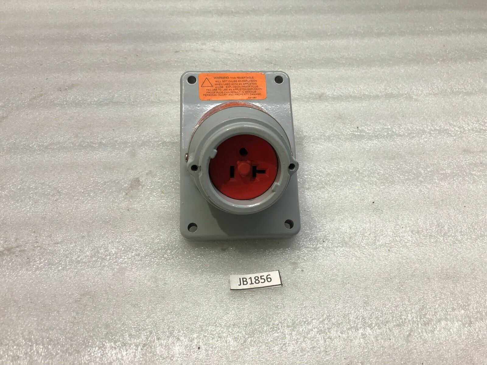 APPLETON EFSR-2023 RECEPTACLE COVER ASSEMBLY 20AMP 1HP 125VAC 