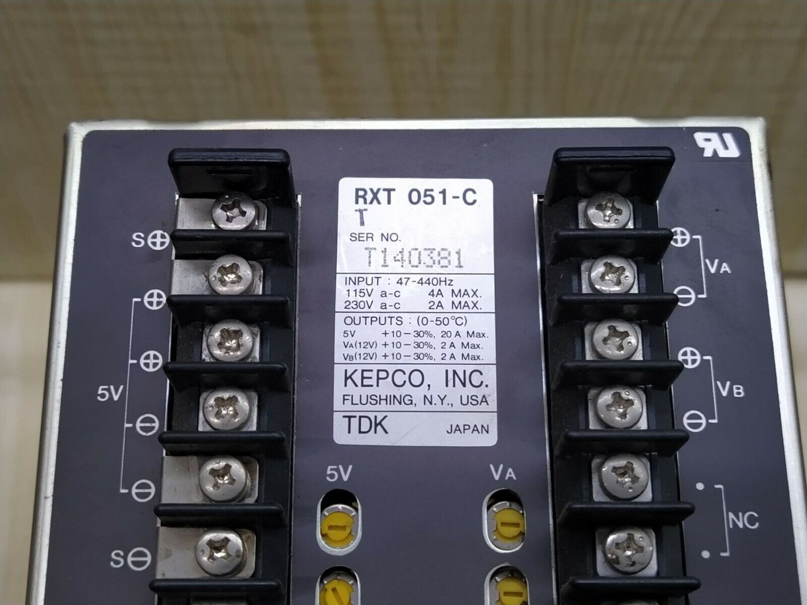 KEPCO RXT 051-C POWER SUPPLY