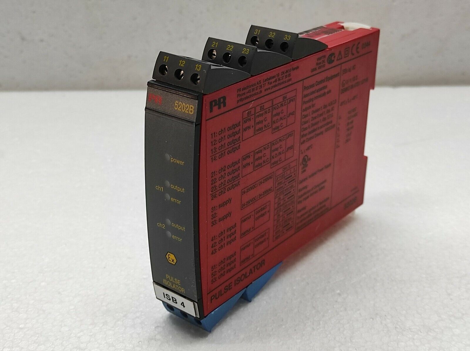 PR ELECTRONIC 5202B PULSE ISOLATOR