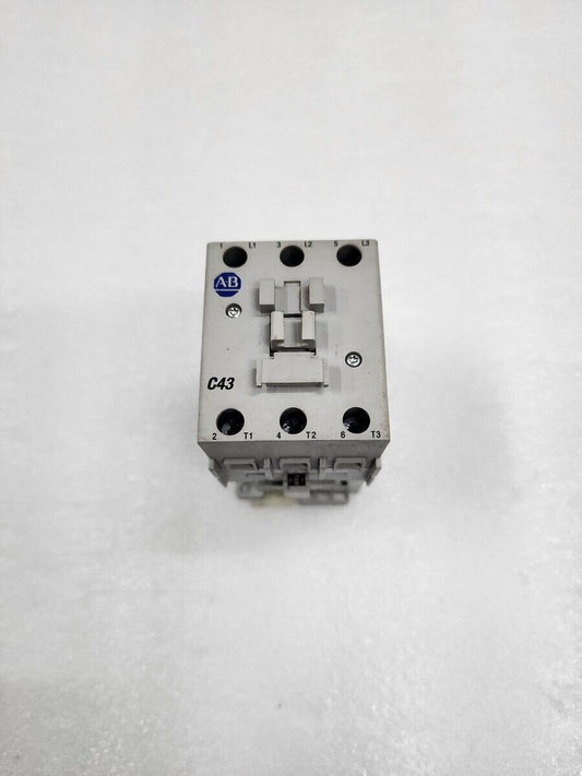 ALLEN BRADLEY CAT 100-C43-00 SER A MAGNETIC CONTACTOR COIL VOLTAGE 24VAC