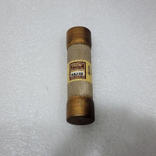TRON BUSSMAN KAJ-60  RECTIFIER FUSE 60A/600V LOT OF 10 UNIT
